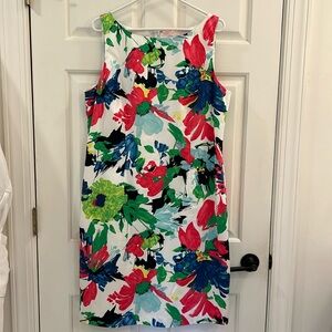 Ann Taylor floral sheath dress size 16